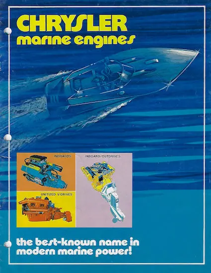 1973 Chrysler Inboard Marine Engine Catalog 1