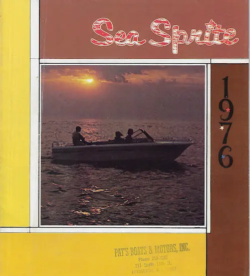 1976 Sea Sprite Powerboat Brochure 1
