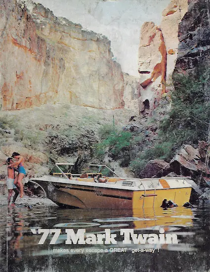 1977 Mark Twain Boat Brochure 1