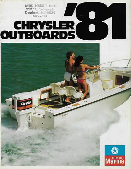 1981 Chrysler Outboard Motor Product Guide 1