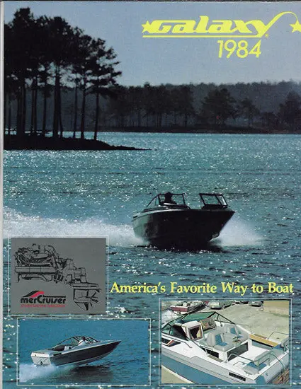 1984 Galaxy Poster Brochure 1