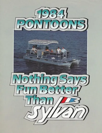 1984 Sylvan Pontoon Poster-Style Brochure 1