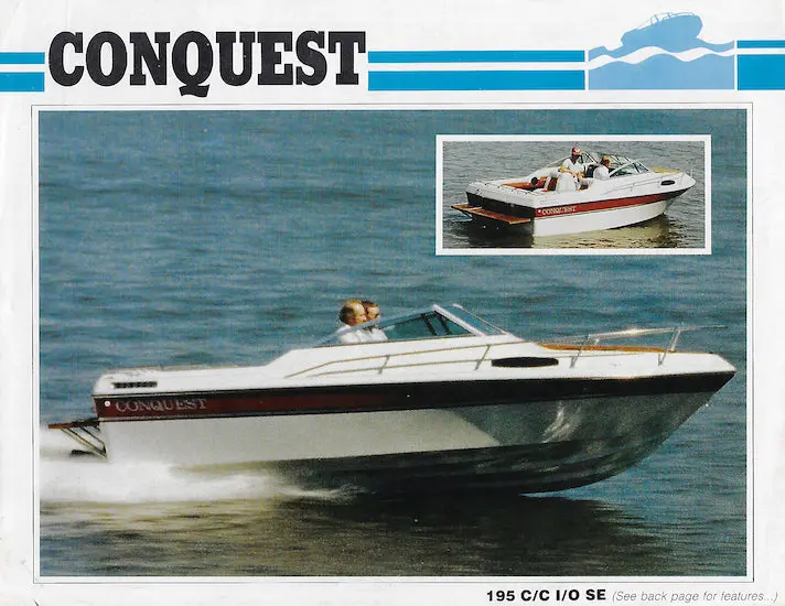 1990 Conquest Boats Brochure 1