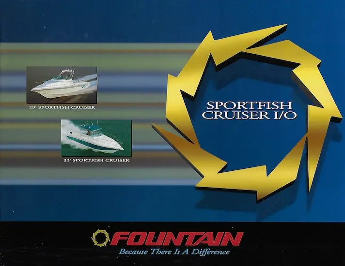 1998 Fountain Sport Fish Cruiser I/O Model Brochure 1