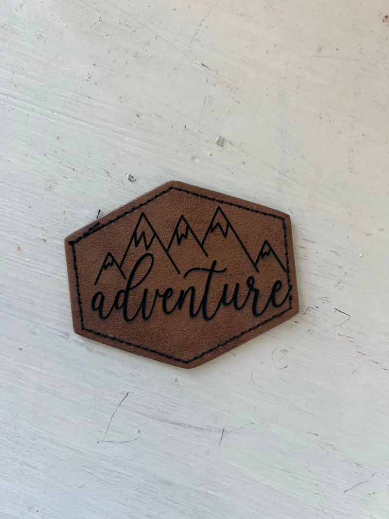 Adventure-Themed Embroidered Hat Patch 1