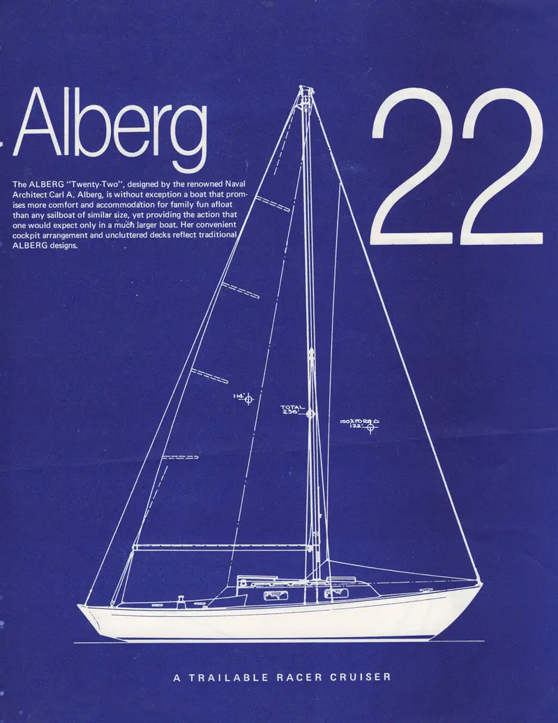 Alberg 22 Classic Bluewater Sailboat Brochure 1
