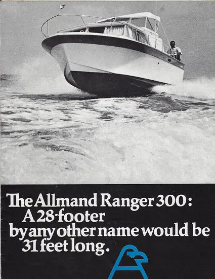 Allmand Ranger 300 Powerboat Brochure 1