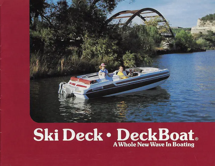 Anchor Vintage 1980S Deckboat Marketing Brochure 1