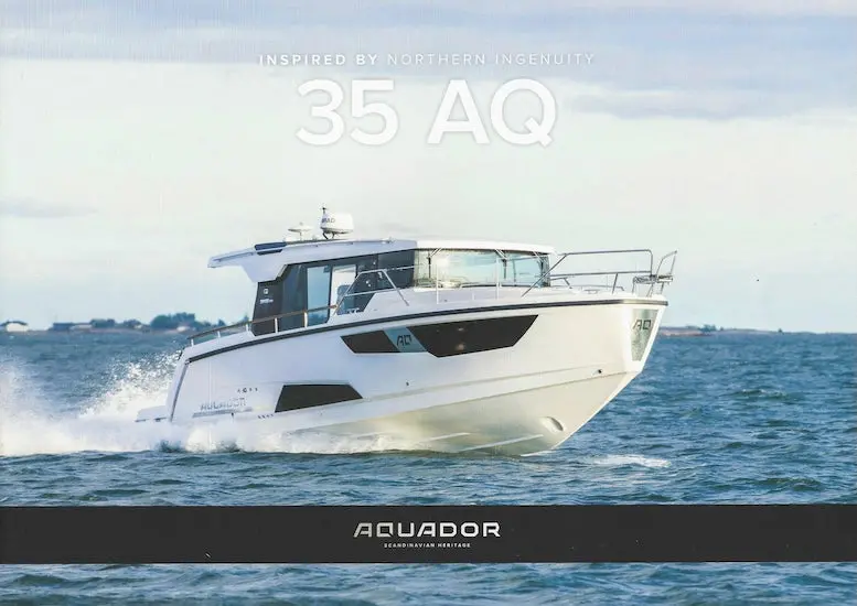 Aquador 35Aq Center Console Brochure 1