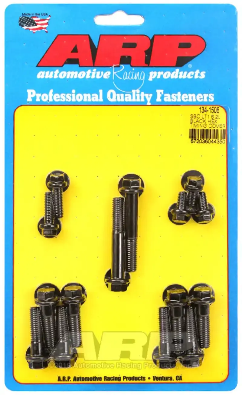 Arp Hex Head Timing Cover Bolt Kit For Small-Block Chevrolet Lt1 And 6.2L Engines 1