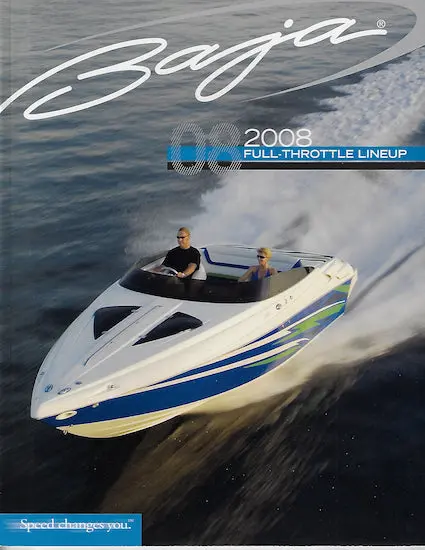Baja 2008 Performance Powerboat Brochure 1