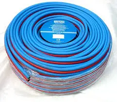 Bamax Twin-Hose Air Hose Reel – 50-Meter Durable Coiled Air Supply 1