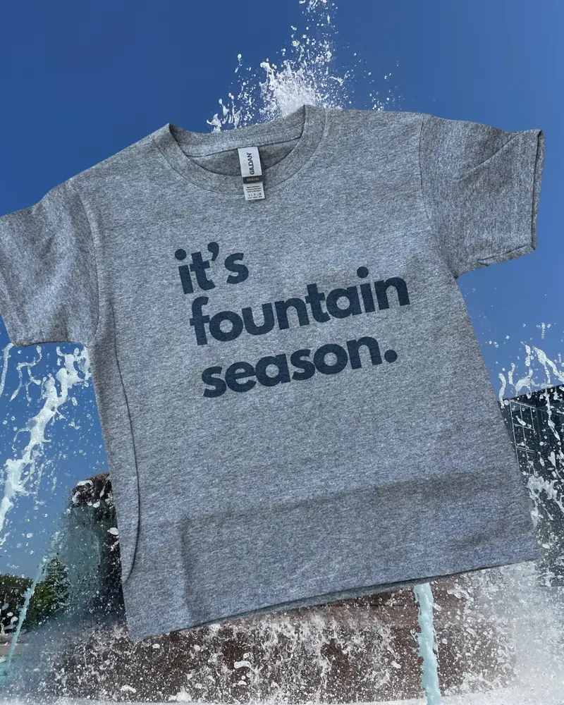 Belleville Fountain Season Kids Graphic T-Shirt 1