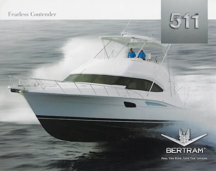 Bertram 511 Convertible Sportfishing Yacht Brochure 1