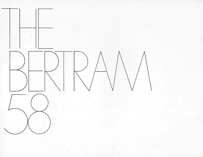 Bertram 58 Convertible Sportfishing Yacht Brochure 1