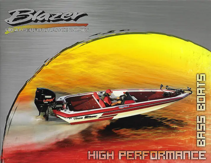 Blazer 2006 Bass Fishing Boat Brochure 1