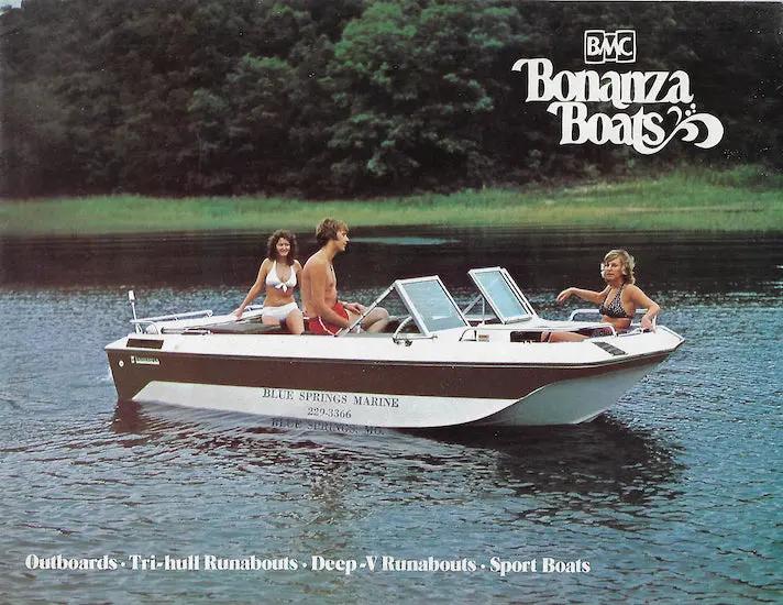 Bonanza 1976 Boat Brochure – Affordable Fiberglass Runabout & Cruiser Guide 1