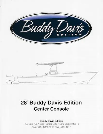 Buddy Davis 28 Center Console Technical Brochure 1