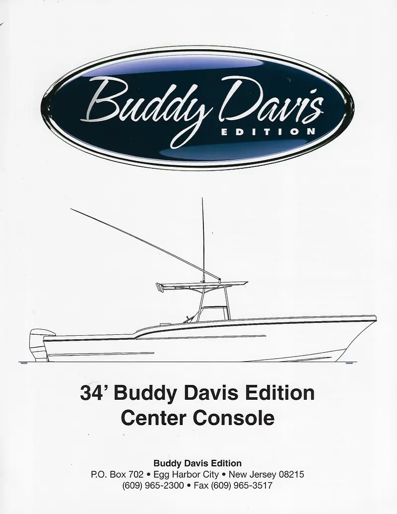 Buddy Davis 34 Center Console Specifications 1