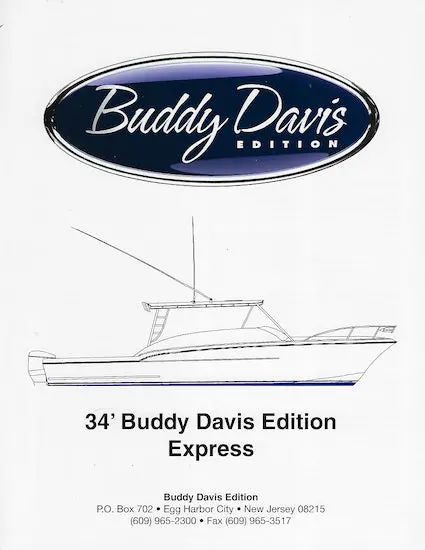 Buddy Davis 34 Express Spec Sheet 1