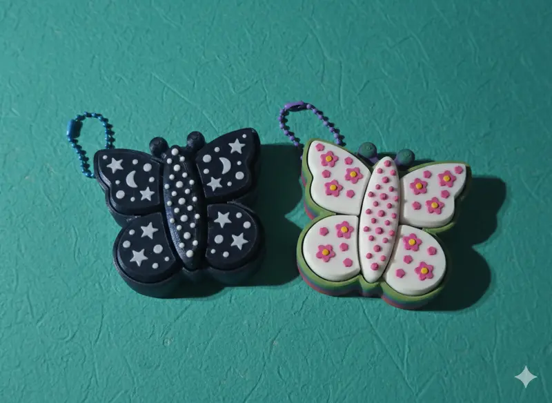 Butterfly-Shaped 5-Way Clicker Fidget – Sensory Toy 1