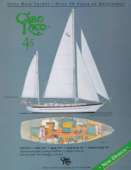 Cabo Rico 45 And 47 Foot Ocean-Going Yacht Package 1