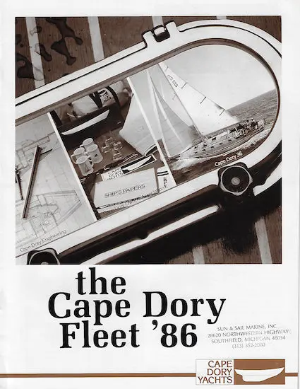 Cape Dory 1986 Brochure – Traditional Yacht Profile 1