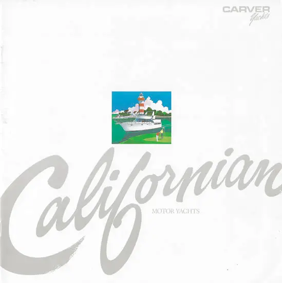 Carver 1990 Californian Brochure – Oversized Layout Edition 1