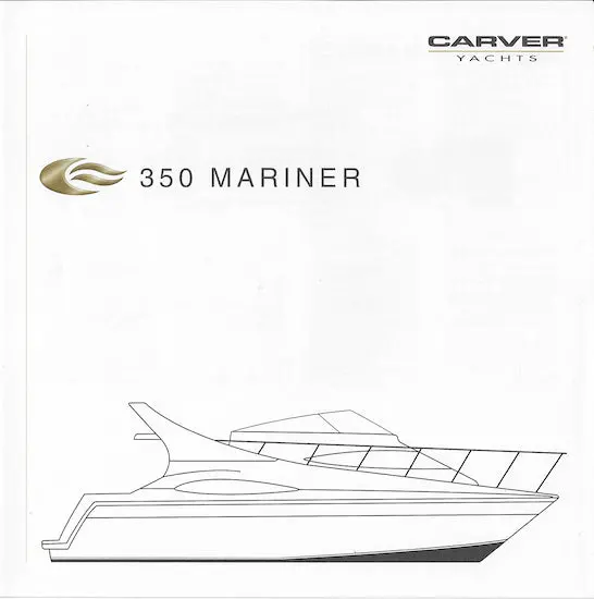 Carver 350 Mariner Motor Yacht Brochure (2002 Edition) 1