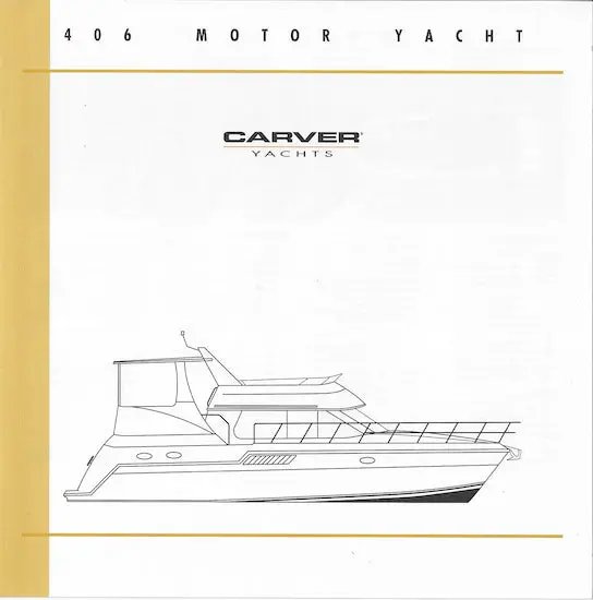 Carver 406 Motor Yacht 2001 Specifications 1