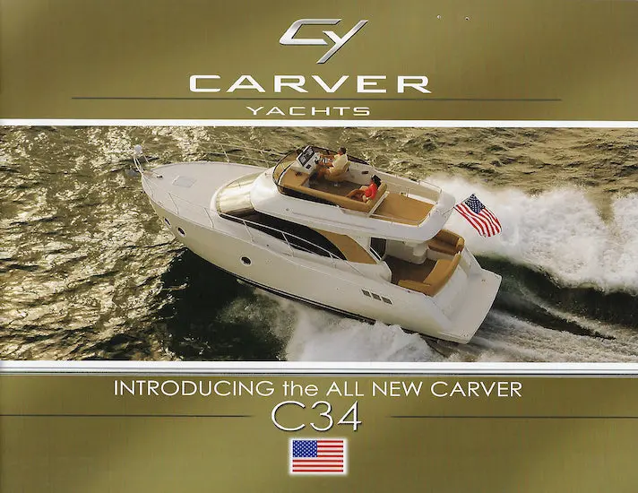 Carver C34 Express Cruiser Brochure 1