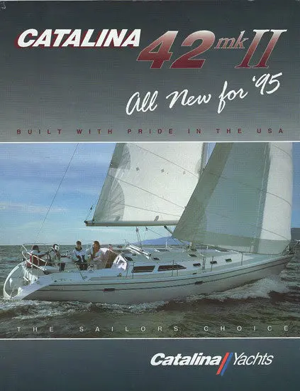 Catalina 42 Mark Ii Comfort Cruising Yacht Brochure 1