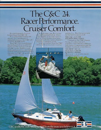 C&C 24 Compact Cruiser Brochure 1