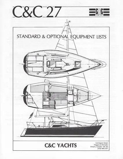 C&C 27 Mark V Design Details Brochure 1