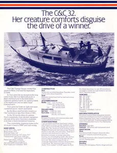 C&C 32 Sailing Yacht Brochure 1
