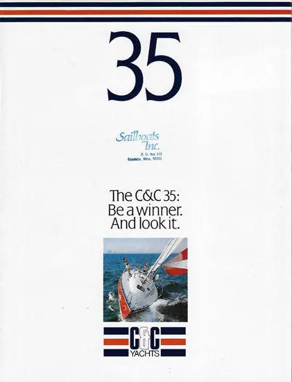 C&C 35 Mark Ii Sailing Yacht Brochure 1