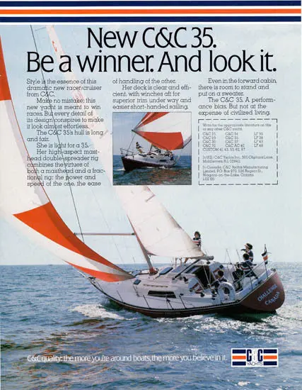 C&C 35 Sailing Yacht Brochure 1