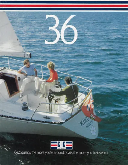 C&C 36 Performance Sailboat Brochure 1