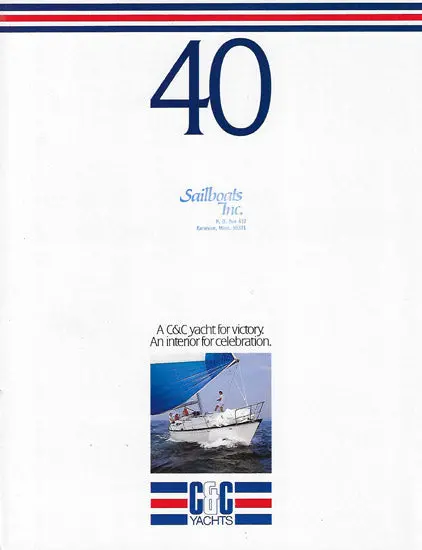 C&C 40 Ocean-Racing Yacht Brochure 1