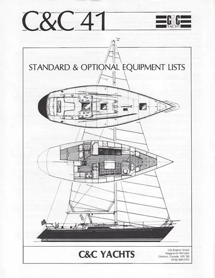 C&C 41 Technical Specifications Brochure 1