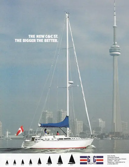C&C 57 Luxury Performance Yacht Brochure 1