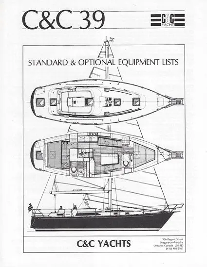 C&C Landfall 39 Engineering Specifications Brochure 1