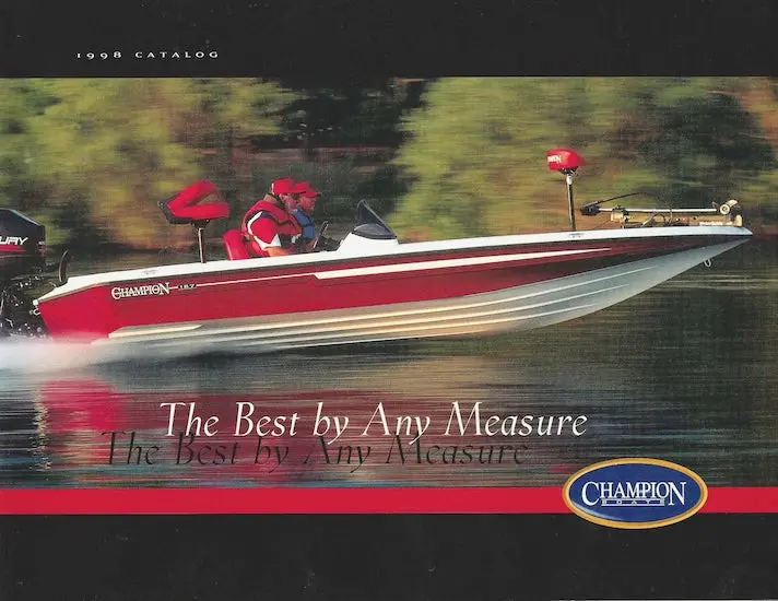 Champion Boats 1998 Model Year Brochure 1