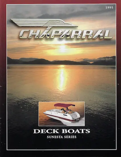 Chaparral 1995 Sunesta Deck Boat Guide 1