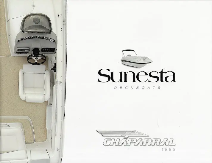 Chaparral 1999 Sunesta Deck Boat Catalog 1