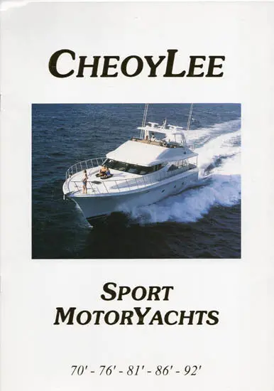 Cheoy Lee Sport Motor Yacht Product Guide 1