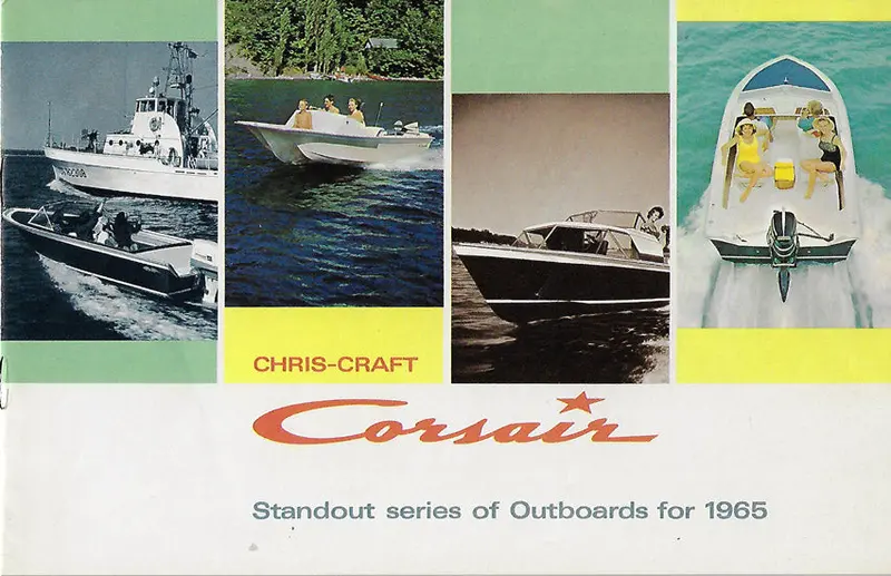 Chris-Craft 1965 Corsair Outboard Motorboat Catalog 1