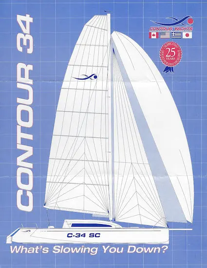 Contour 34 Coastal Cruiser Brochure 1