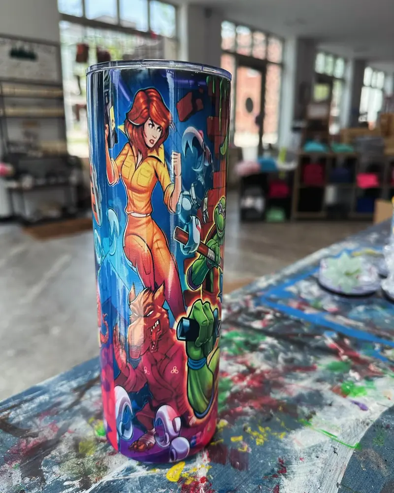 Cowabunga Beach Vibes Tumbler 1