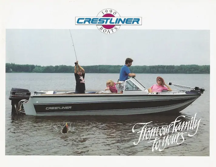 Crestliner 1990 Aluminum Boat Model Catalog 1